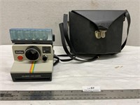 Vintage Polaroid Land Camera with Case