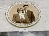 Princess Diana Marriage Collector Plate