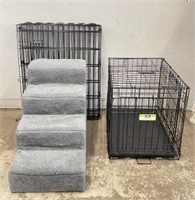 Dog Kennel, Collapsible Pen and Stairs