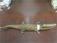 14" BRASS ALLIGATOR NUT CRACKER