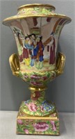 Old Chinese Famille Rose  Urn