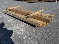 (10) Pcs Of Cedar Lumber