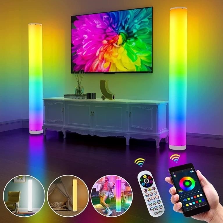 E7917  Dimmable RGB Corner Light with Music Sync