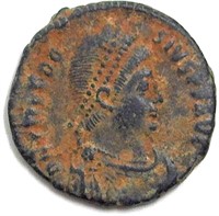 378-395 AD Theodosius I XF AE 3