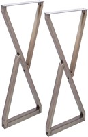 Metal Table Legs 35 Inch Heavy Duty Triangle Shape