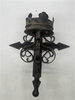 Gothic Style Wall-Mounted Metal Torch