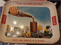 Vtg coke coca cola tray 1961 original