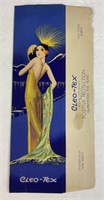 Vintage Cleo-Tex advertising paper envelope type