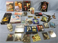 35 PC ELVIS LOT PLAYING CARDS/DVDS & MORE
