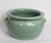 Chinese Celadon Porcelain Jardiniere