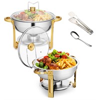 EpicZYF Chafing Dish for Buffet Set 2 Packs ,5 QT