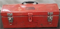 Red Tool Box with Tools