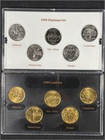 1999 Gold & Platinum State Quarter Collection