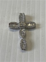 cross pendant marked 925 SJ