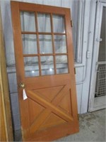 862) 3'0 exterior 9-light door - wood