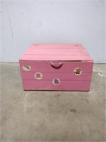 Vintage Pink Trunk