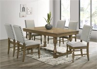 75797 Greyson Dining Table + 6 Chair Set