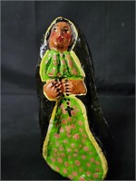 Vintage Ceramic Puerto Rican Praying Figurine