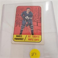Marcel Pronovost Toronto Maple leafs Topps