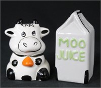 Cow & Moo Juice Salt & Pepper Shakers