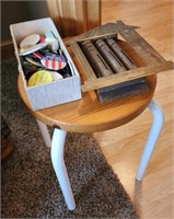 Vintage Buttons and Coin Counter