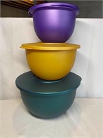 #4 Tupperware - Jewel Tone Mixing Storage Bowls