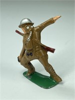 MANOIL LEAD MILITARY SOLDIER W/ GAS MASK