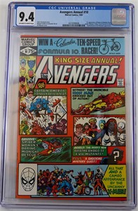 Avengers Annual #10 CGC 9.4 - 1st Rogue