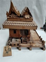 Wooden handmade hut  11x12