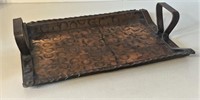 Metal Hand Wrought Vintage Tray Century Artcraft