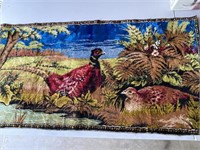 Velvet Game Bird Tapestry
