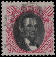 US stamp #122 Used F/VF Weiss cert CV $1800