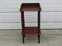 Small Side Table 29 1/2" T x 14 1/2" W x 11 1/2" D
