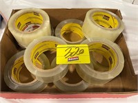 FLAT W/ 9 ROLLS OF SCOTCH TAPE