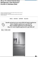 Samsung 28 Cu. Ft. 4-Door French Door Refrigerator