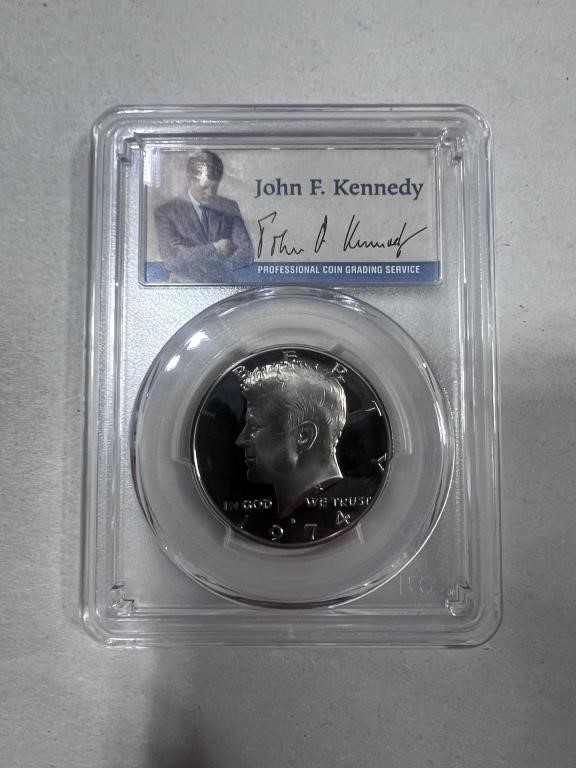 1974-S PCGS69DCAM Kennedy Half Dollar