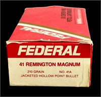 .41 Remington Magnum ammunition (1) box