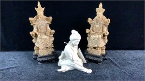3 Asian Sculptures