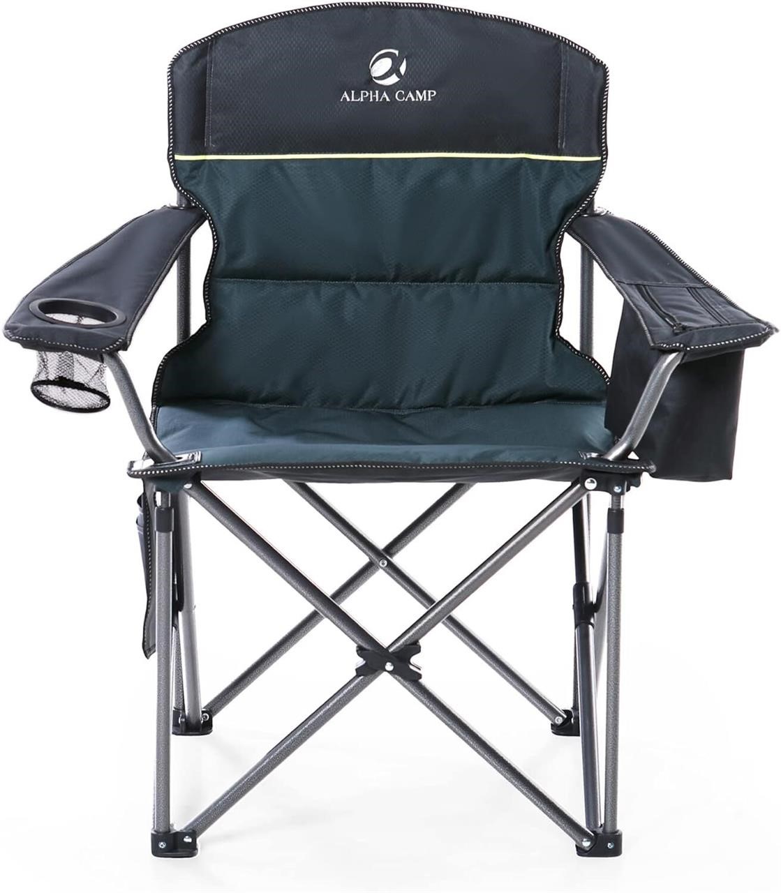LET'S CAMP Heavy Duty Chair  450LBS  Green