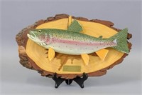 Mike Maxson 16.5" Full Bodied Rainbow Trout Fish