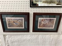 Pair Randy McGovern Hunting Dog Prints