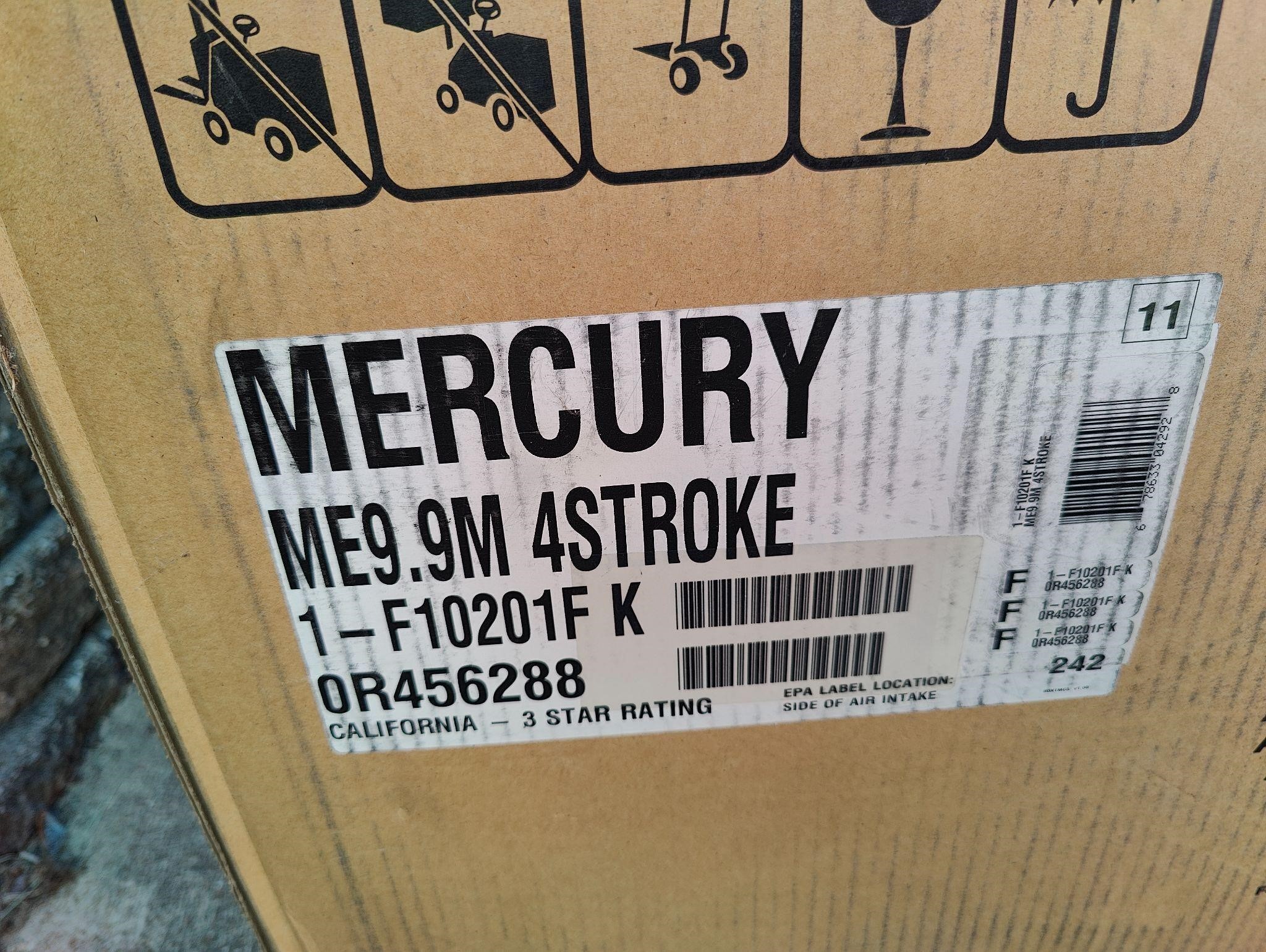 New Mercury outboard motor