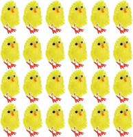 Healifty 60pcs Mini Easter Chicks x2