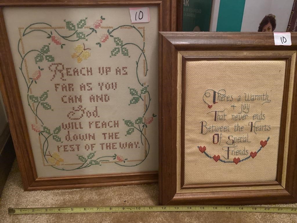 Cross stitch lot