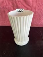 Pink Milk Glass Vase