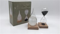 New Storm Weather Forecast Glass & Timer