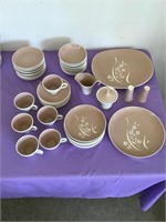 Vintage Ironstone Dish Set 57 Pieces Total