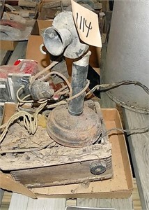 CANDLESTICK PHONE AND BOX,  PARTS , ROUGH