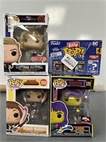 Lot of 4 Funko Pop!