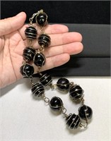 Chunky Vintage Caged Bead Necklace Hong Kong